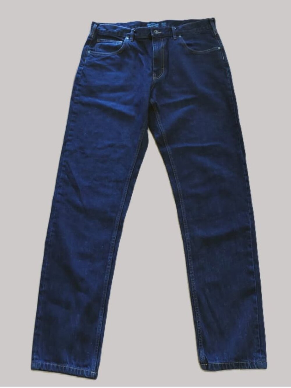 Patagonia Men's Iron Clad Dark Indigo Jeans Sz 38 x 34 Tall Inseam Straight Leg